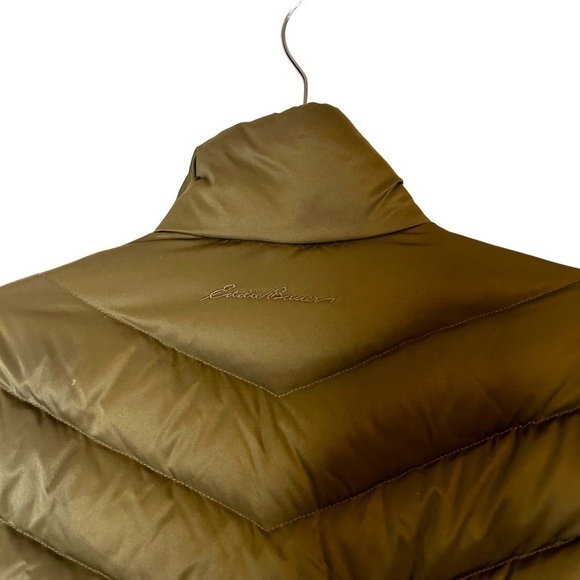 Eddie Bauer Chartreuse Green Down Puffer - Picture 2 of 12